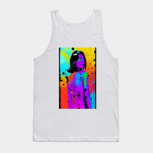 Funky Sexy Colorful Hippie Popculture Tank Top